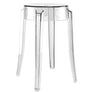 KARTELL Charles Ghost Low Χαμηλό σκαμπό 04897/B4